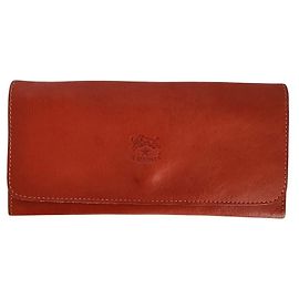 Autre Marque IL BISONTE Leder Trifold Langbörse Braun