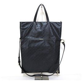 Autre Marque Gherardini SOFTY 2-Wege-Tote-Bag Schwarz