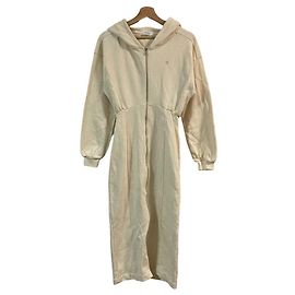 Autre Marque Vestido Sudadera con Cremallera Herlipto Flight Mode Beige Crudo