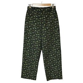 Autre Marque JOURNAL STANDARD relume Pantaloni in jacquard floreale Nero Bianco Verde Giallo