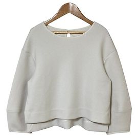 Autre Marque ANAYI Danboru Puff Sleeve Pullover Knitwear White