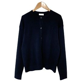 Autre Marque Ballsey TOMORROWLAND Wool Silk Blend Cardigan Blue Navy blue