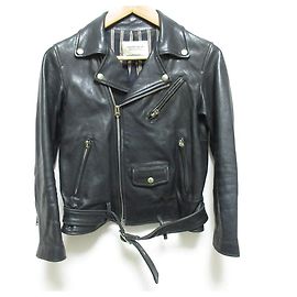 Autre Marque beautiful people PARIGOT Limited Leather Riders Jacket Black