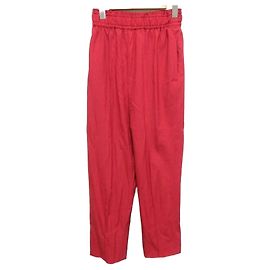 Autre Marque POSTELEGANT Wool Easy Trousers Red Other