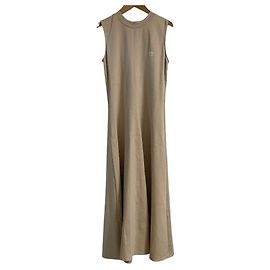 Autre Marque FURFUR Besticktes Kleid Beige