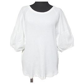 Autre Marque Pullover a maniche lunghe Munich Organic Field Rib Bianco