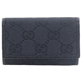 Gucci GG Canvas Schlüsseletui Schwarz
