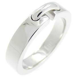 Anel Chaumet Liens Evidence Ouro Branco 750 Tamanho 6 Prata