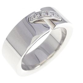 Anillo Chaumet Leanne Small en oro blanco de 18K y diamantes Talla 8 Dorado