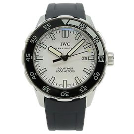 Relógio IWC Aquatimer em aço inoxidável Branco