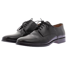 Autre Marque Steve Derby Schuhe aus schwarzem Leder Schwarz