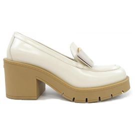 Chaussures en cuir Salvatore Ferragamo Blanc