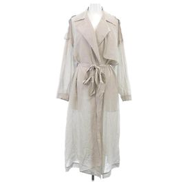 Autre Marque Ebure Wollmantel Beige