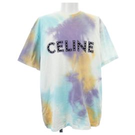 Céline T-shirt de algodão CELINE Azul