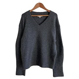 Autre Marque Pull en mélange de laine et cachemire Vince Marron
