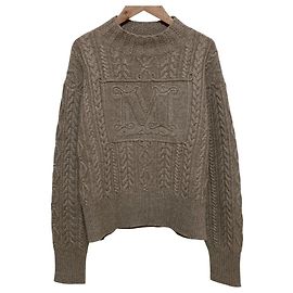 Max Mara Miranda Strickpullover aus Wolle und Kaschmir Braun Andere