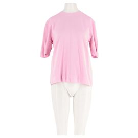 Eric Bompard Pink Cotton T-Shirt Pink