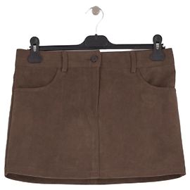 Autre Marque Mini jupe marron THE FRANKIE SHOP Marron