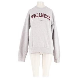Autre Marque Sudadera SPORTY & RICH de algodón gris Wellness Gris