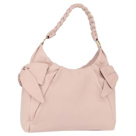 Borsa a tracolla Salvatore Ferragamo Vala Ribbon in pelle Rosa Oro Altro