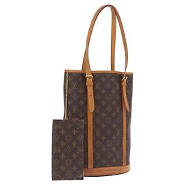 LOUIS VUITTON Monogram Bucket GM Shoulder Bag M42236 LV Other