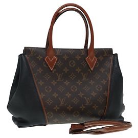 LOUIS VUITTON Monogram Tote W PM Hand Bag M40942 LV Outro