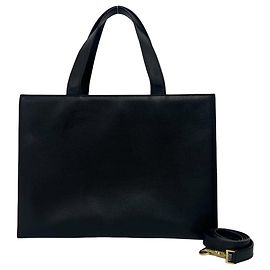 Céline Borsa a tracolla 2-Way in pelle nera Celine Nero