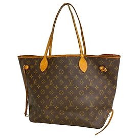 Saco Tote Louis Vuitton Monogram Neverfull MM Marrom