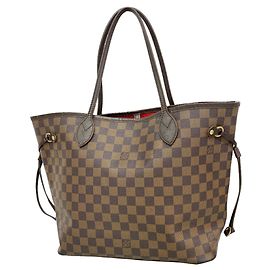 Louis Vuitton Damier Neverfull MM Tote Bag N51105 Ebene Damier ebene