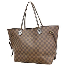 Borsa Tote Louis Vuitton Damier Neverfull MM - Ebene Damier ebene