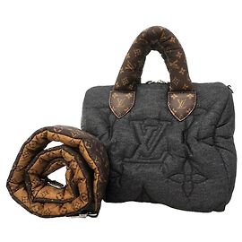 Borsa Louis Vuitton LV Pillow Speedy Bandoulière 25 Marrone Nero