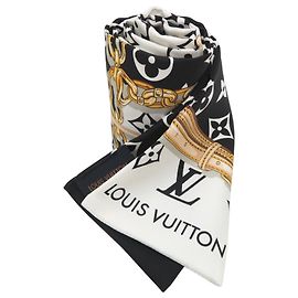 Pañuelo Louis Vuitton Bandeau Confidential Negro Blanco