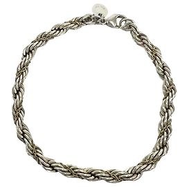 Autre Marque Pulseira com Pingente Twist Rope Tiffany & Co. Prata Dourado