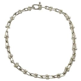 Autre Marque Tiffany Vintage Hardware Microlink Armband Silber