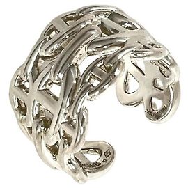 Hermès Anello Hermes Chaine d'Ancre Enchainee GM Argento