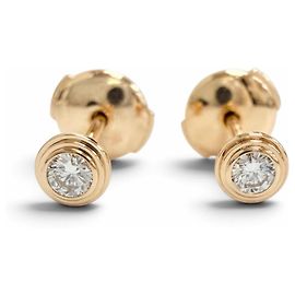 Orecchini Cartier STE114 Damour XS Diamond D'oro