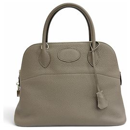 Hermès Borsa Hermes Bolide 31 in Etain Grigio