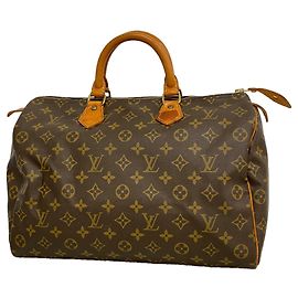 Borsa Louis Vuitton Monogram Speedy 35 Marrone