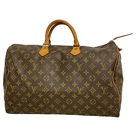 Bolsa Louis Vuitton Monogram Speedy 40 Marrom