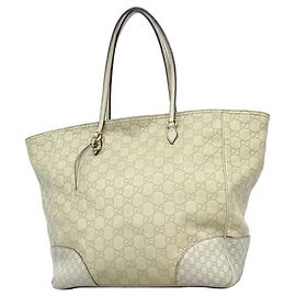 Borsa Tote Gucci in pelle beige Beige