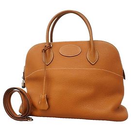 Hermès Sac à main Hermes Bolide 35 Doré