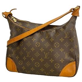 Bolsa de Ombro Louis Vuitton Monogram Boulogne 30 Marrom