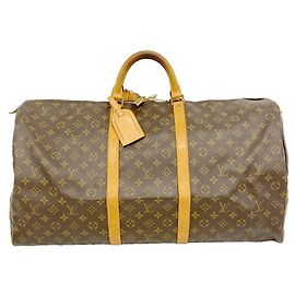 Louis Vuitton Boston Monogram Keepall 60 Tasche Braun