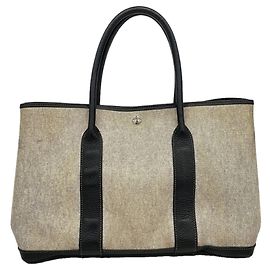 Hermès Sac Cabas Hermes Garden PM Noir Beige