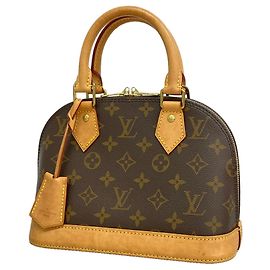 Borsa a mano Louis Vuitton Alma BB Monogram M46990 Marrone Donna Marrone