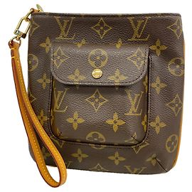 Louis Vuitton Monogram Partition Pouch Brown