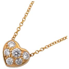 Autre Marque Collana Heart Pave Tiffany & Co. in oro giallo 18K Altro
