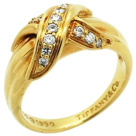 Autre Marque Tiffany & Co. Ehering aus 18K Gelbgold mit Diamanten Andere