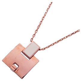 Hermès Collana Hermes Eileen Bianco D'oro