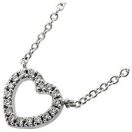 Autre Marque Colar Tiffany & Co. Metro Heart em ouro branco 18K com diamante Outro
